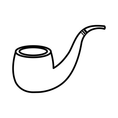 Ahşap Boru izole simgesi