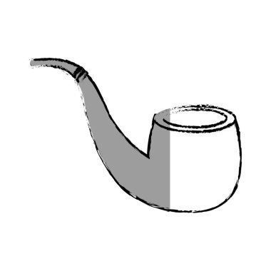 Ahşap Boru izole simgesi