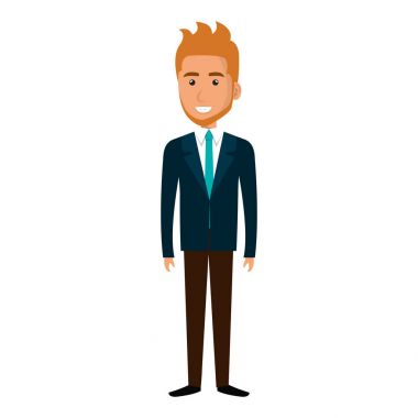 işadamı avatar karakter simgesi