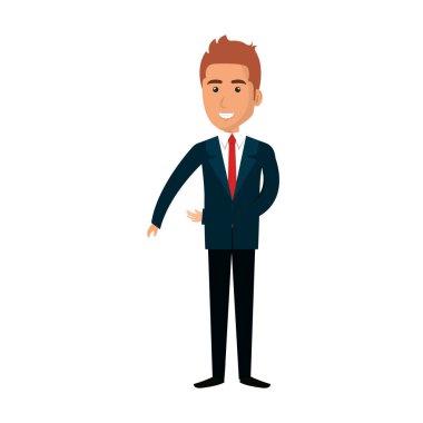işadamı avatar karakter simgesi