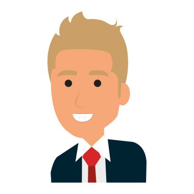 işadamı avatar karakter simgesi