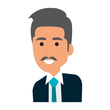 işadamı avatar karakter simgesi