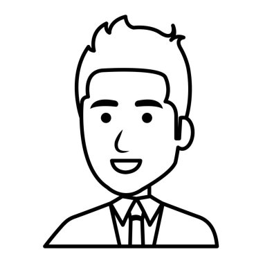 işadamı avatar karakter simgesi