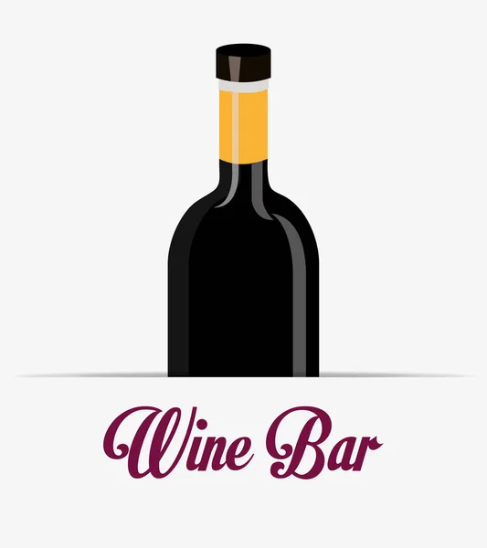 孤立的葡萄酒标签设计 — 图库矢量图片