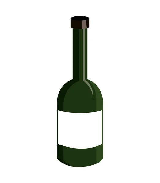 Diseño de etiqueta de vino aislado — Vector de stock