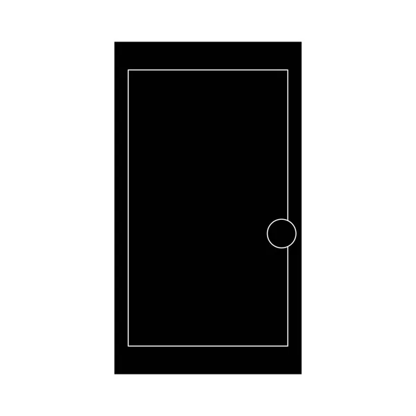 Porte de magasin icône isolée — Image vectorielle