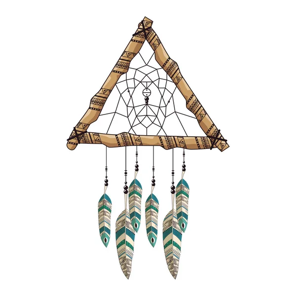 Dream Catcher styl boho — Wektor stockowy