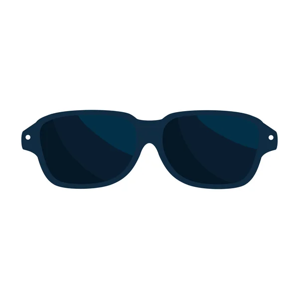 Sunglasses summer isolated icon — Stock Vector