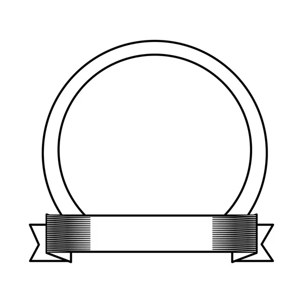 Elegante marco aislado icono — Archivo Imágenes Vectoriales