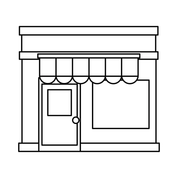 Иконка здания магазина — стоковый вектор