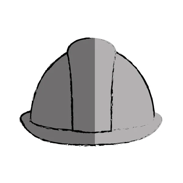 Construction helmet isolated icon — Stock Vector