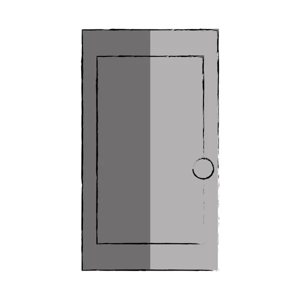 Loja ícone de porta isolada — Vetor de Stock