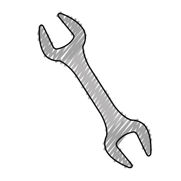 Llave llave llave llave icono de la herramienta — Vector de stock