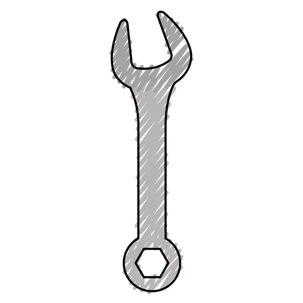 Llave llave llave llave icono de la herramienta — Vector de stock