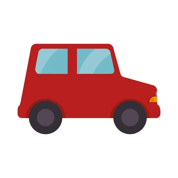 Pequeño icono de juguete de coche — Vector de stock