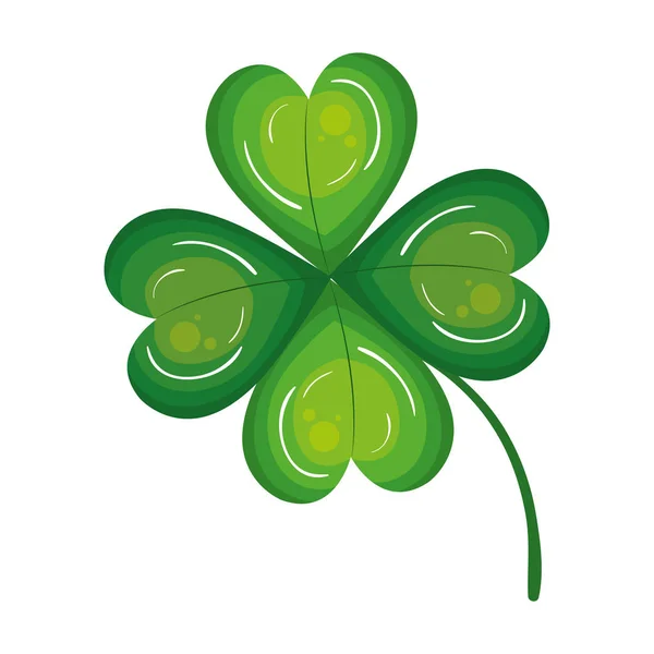 Clover leaf geïsoleerde pictogram — Stockvector