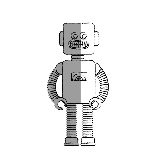 Robot electric játék ikon — Stock Vector
