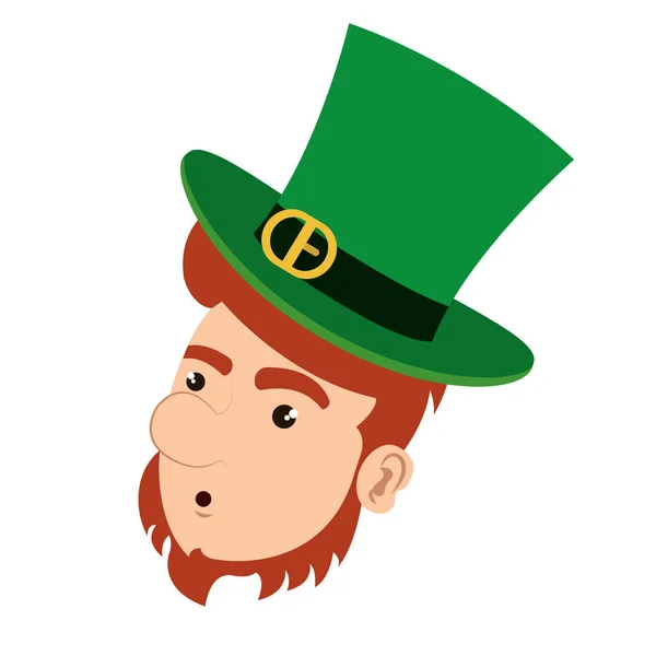 Irish elf character comic — Stock Vector