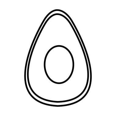 taze avokado sebze simgesi