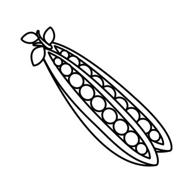 taze fasulye sebze simgesi