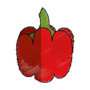 Taze biber sebze simgesi