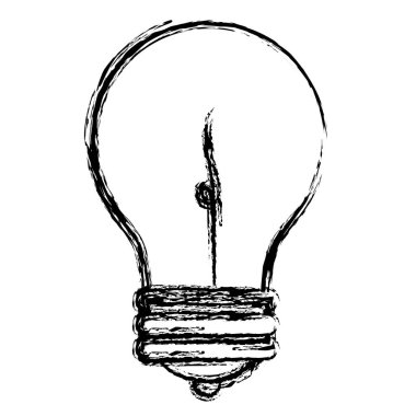 Ampul Işık izole simgesi