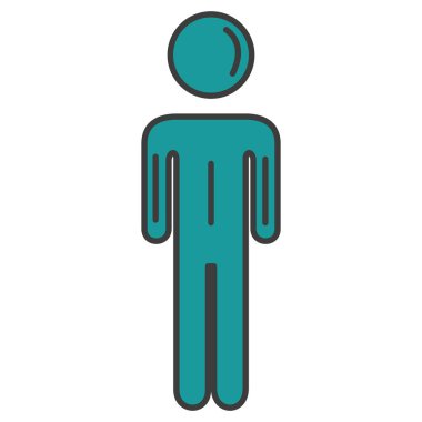 insan figürü siluet simge