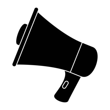 izole megafon ses simgesini