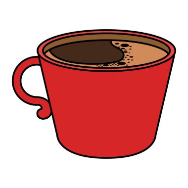 kahve fincan izole simgesi