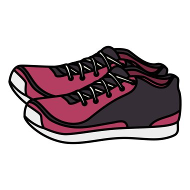 spor ayakkabı izole simgesi