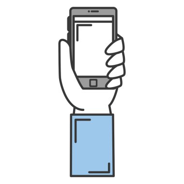 el smartphone aygıt ile insan