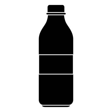 plastik şişe izole simgesi