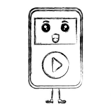 müzik çalar mp3 kawaii karakter