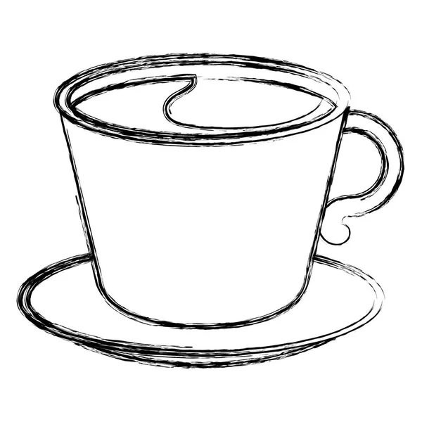 커피 컵 고립 된 아이콘 — 스톡 벡터