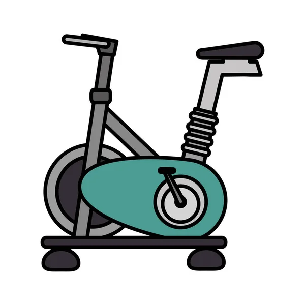 Spinning fiets geïsoleerde pictogram — Stockvector