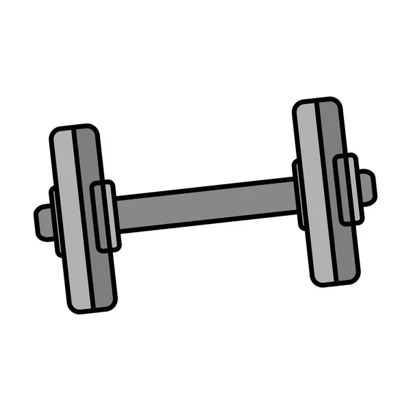 Gewichtheffen apparaat sportschool — Stockvector