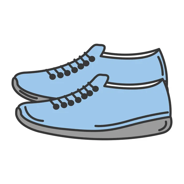 Spor ayakkabı izole simgesi — Stok Vektör
