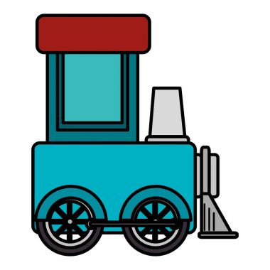 Tren oyuncak izole simgesi