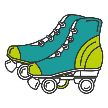 paten eski izole simgesi