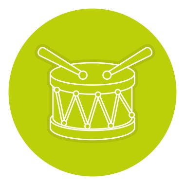 davul müzik aleti simgesi