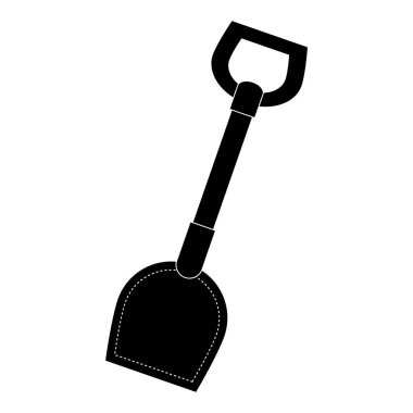 kürek aracı izole simgesi