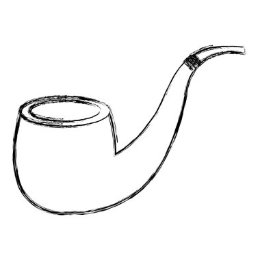 Ahşap Boru izole simgesi