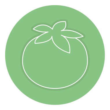 domates taze izole simgesi