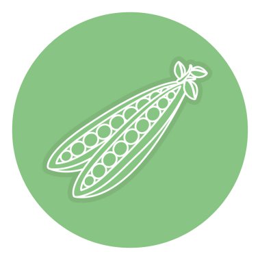 çalı fasulyesi taze izole simgesi