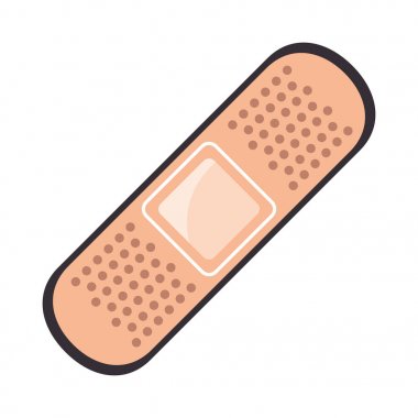 Yapıştırıcı bandaj simgesi