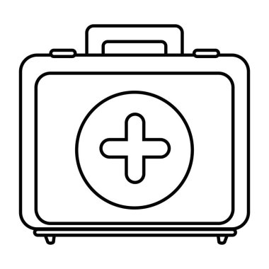 İlk yardım çantası simgesi