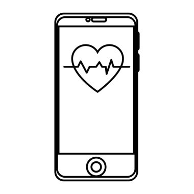 tıbbi app simgesi ile Smartphone