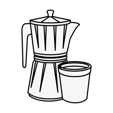 İtalyan kahve makinesi simgesini