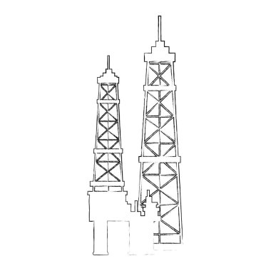 Endüstriyel fabrika simgesi