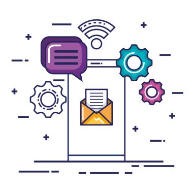 cep telefonu sohbet mesaj kabarcık konuşma bildirimleri